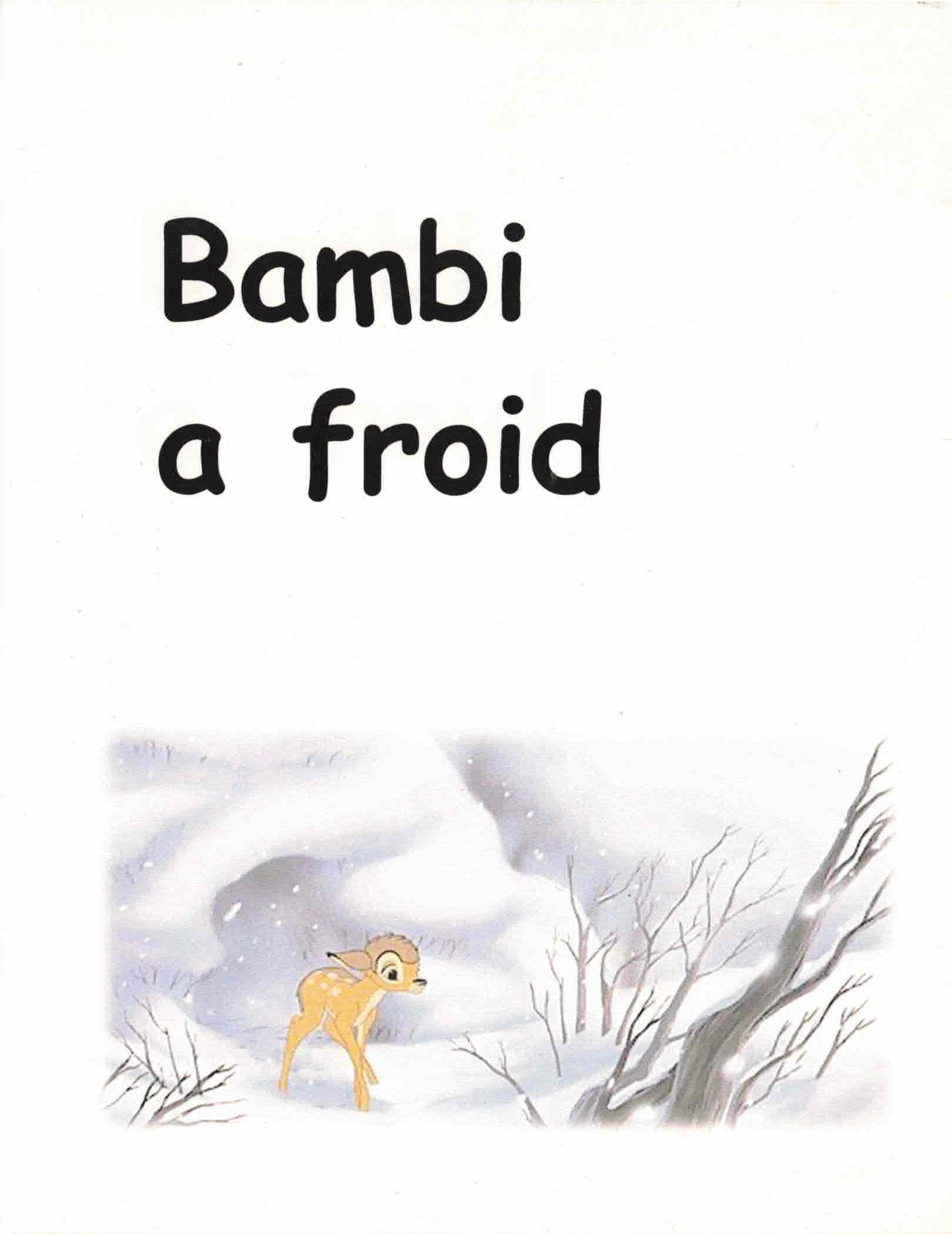 Couverture de «Bambi a froid».